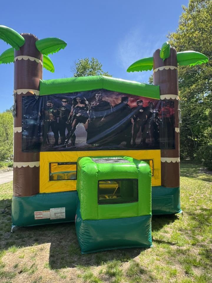 DC Comics bounce house